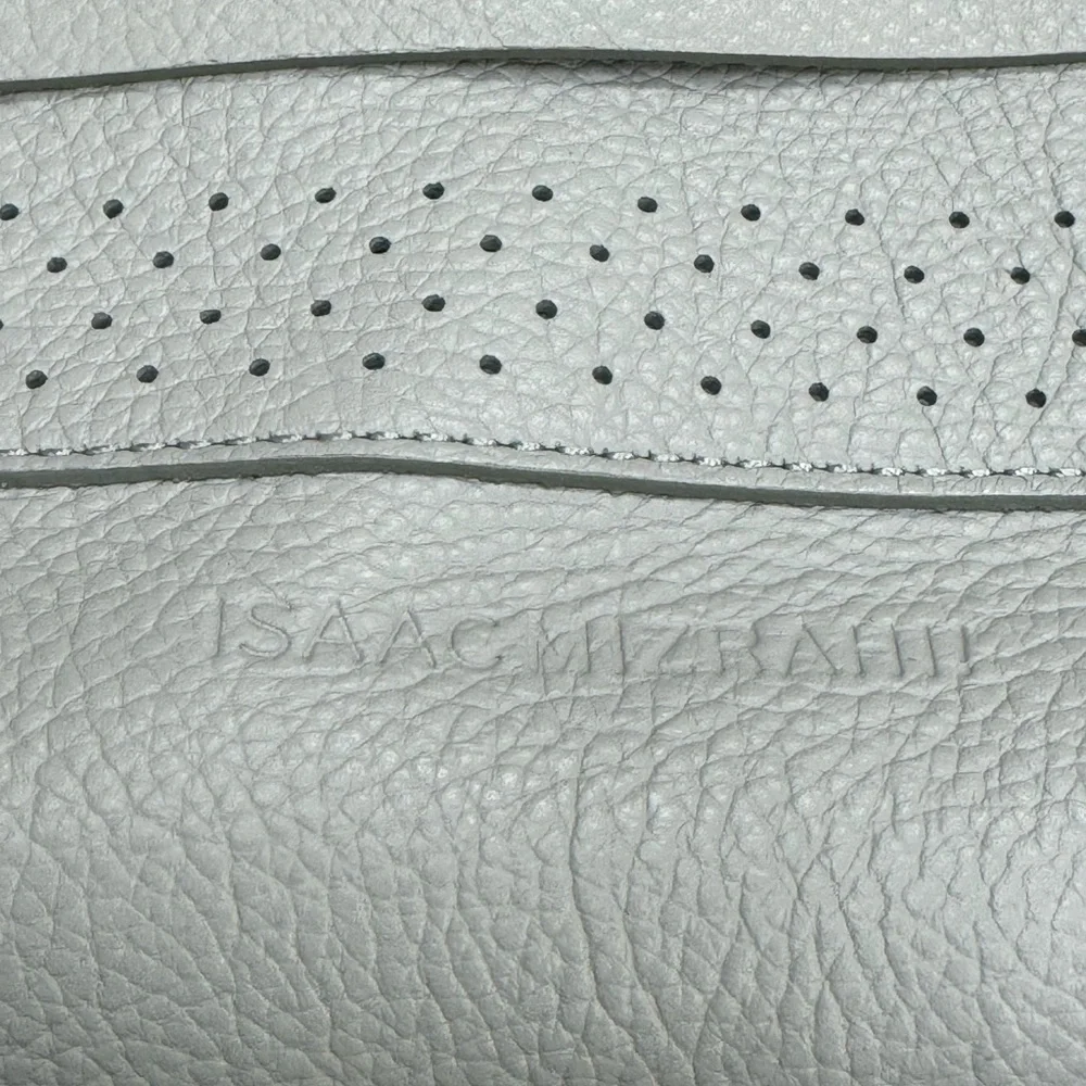 ISAAC MIZRAHI silver crossbody purse